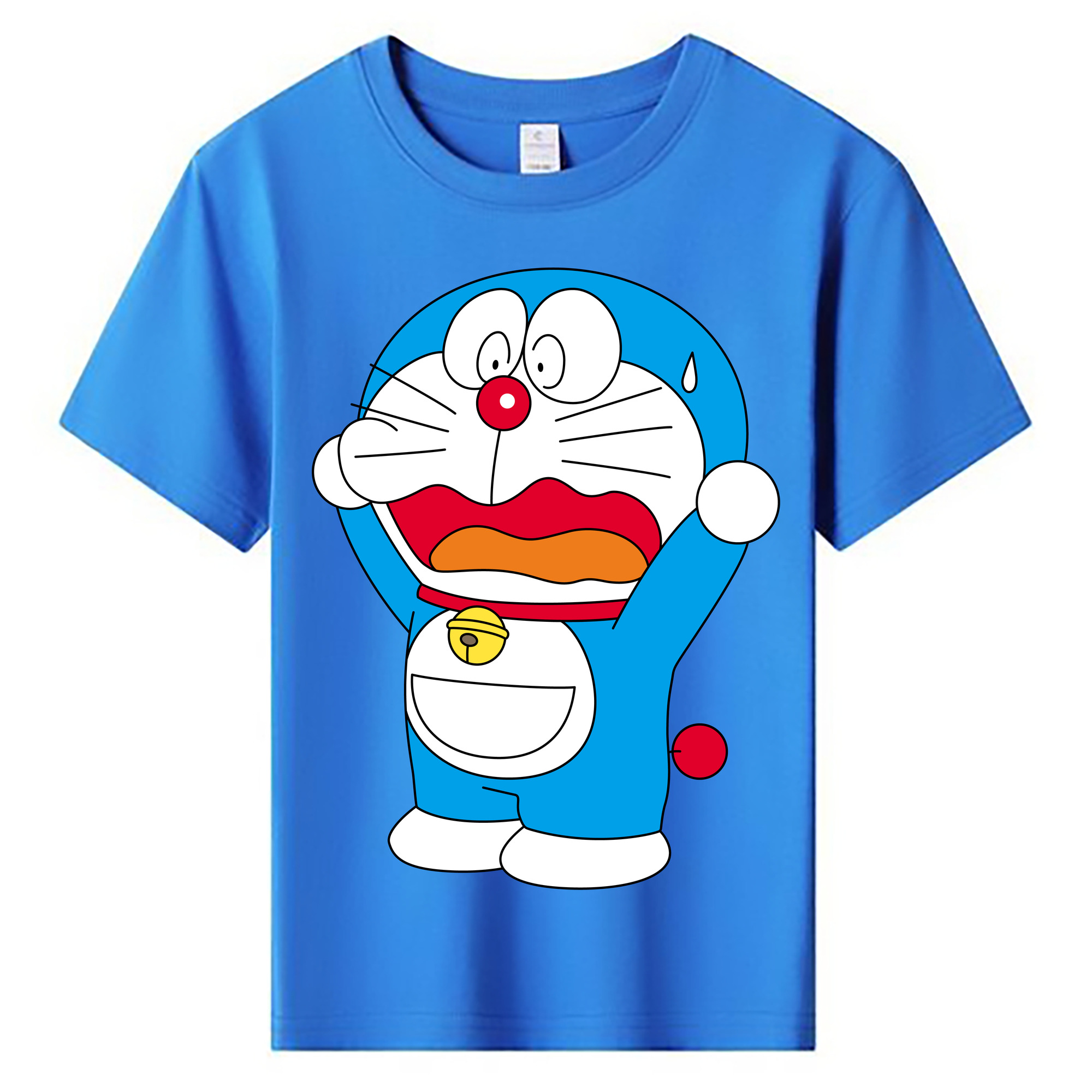 （画像用） ドラえもん Doraemon 綿100％キッズTシャツ（フロントプリント）